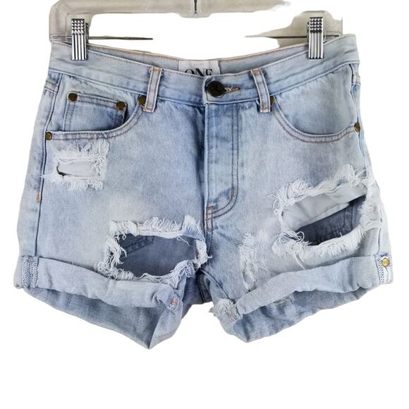One By One Teaspoon Chargers Long Line Low Waist Medium Rise Women's Shorts 23